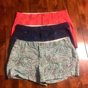 Lot: Old Navy Anchor, Sailboat, & Paisley Shorts